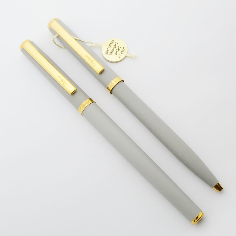 Reform (Germany) Fountain Pen Set Satin Gray, GP Trim, Medium GP Nib